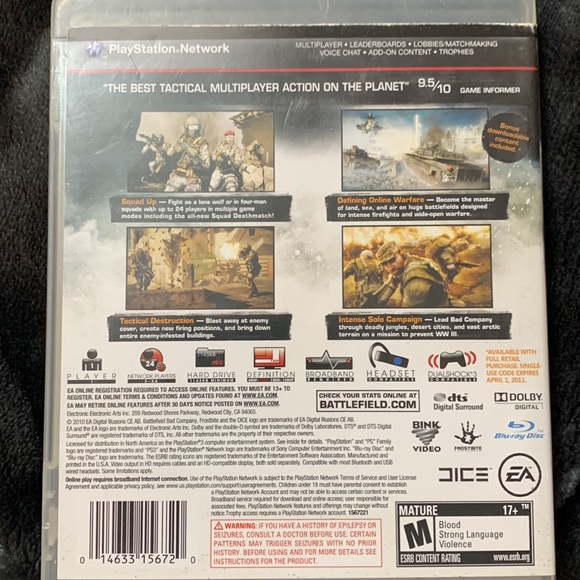 Battlefield Bad Company 2 PlayStation 3 game - Picture 2 of 6